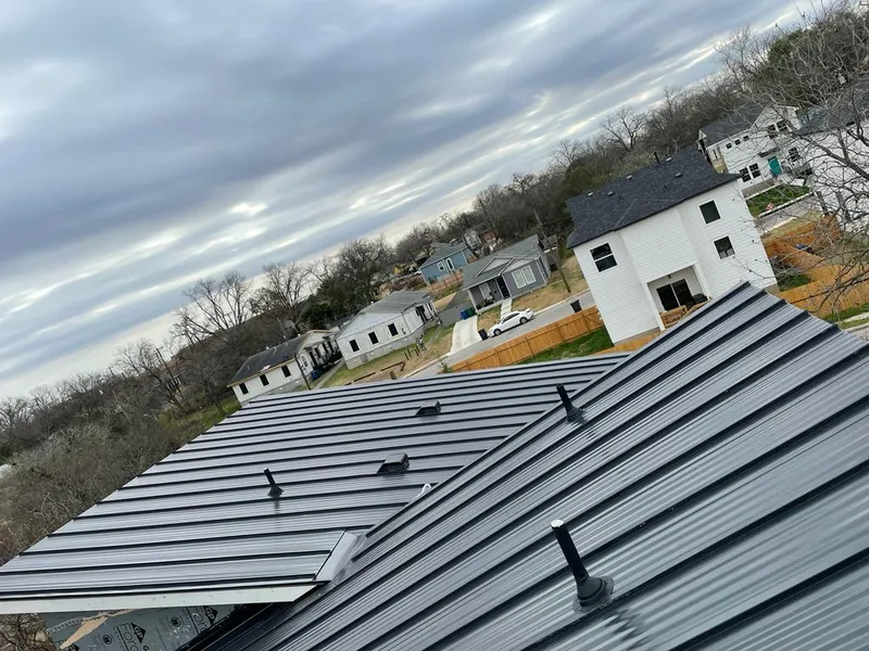 Standing seam metal roof panels with vents for Skylight Repair in Sun Prairie